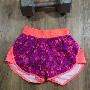 NEW Champion Duo Dry Size XS NWOT Purple & Orange Running Shorts